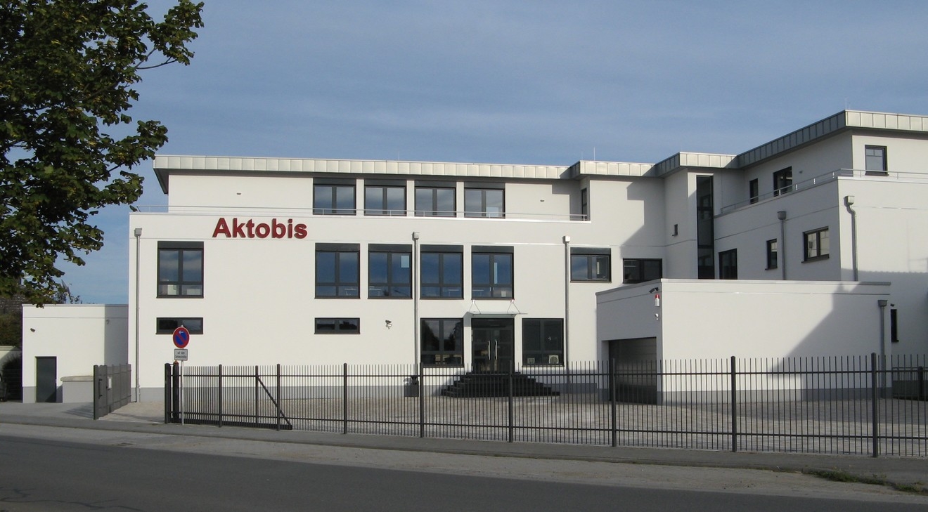 Firmengeländer der Aktobis AG in Rodgau Nieder-Roden